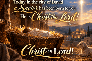 Jesus is Savior Christ is Lord