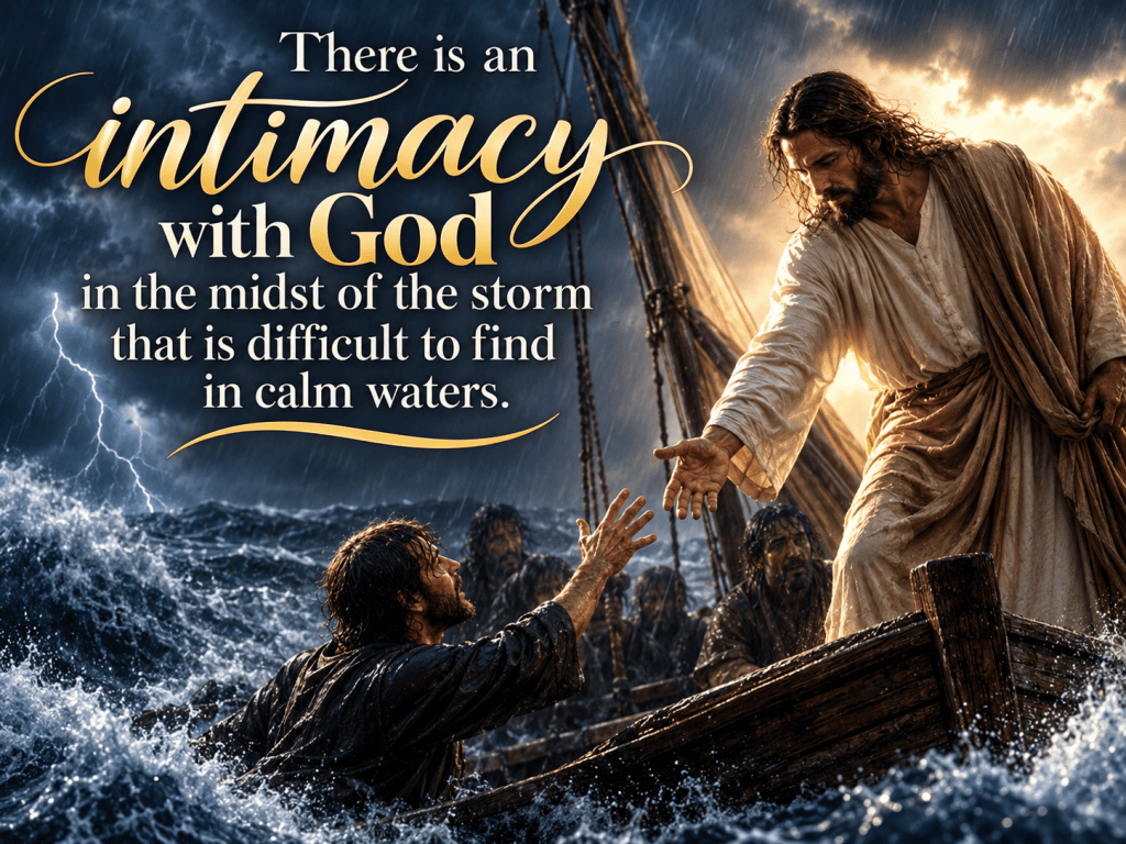 Intimacy with Jesus in the Storm