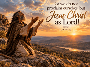 we proclaim Jesus is Lord